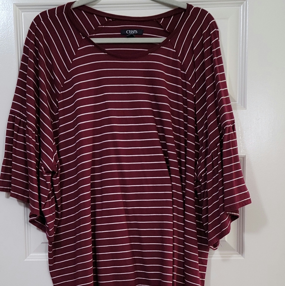 CHAPS Flutter Sleeve Tshirt